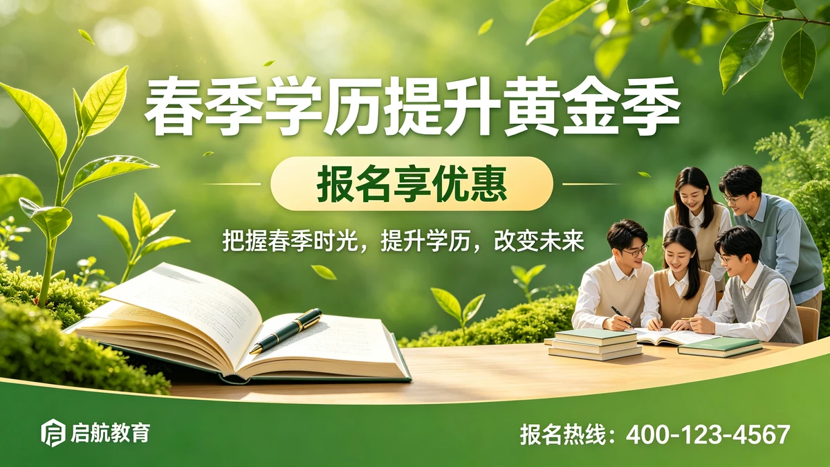 招生季海报示例1