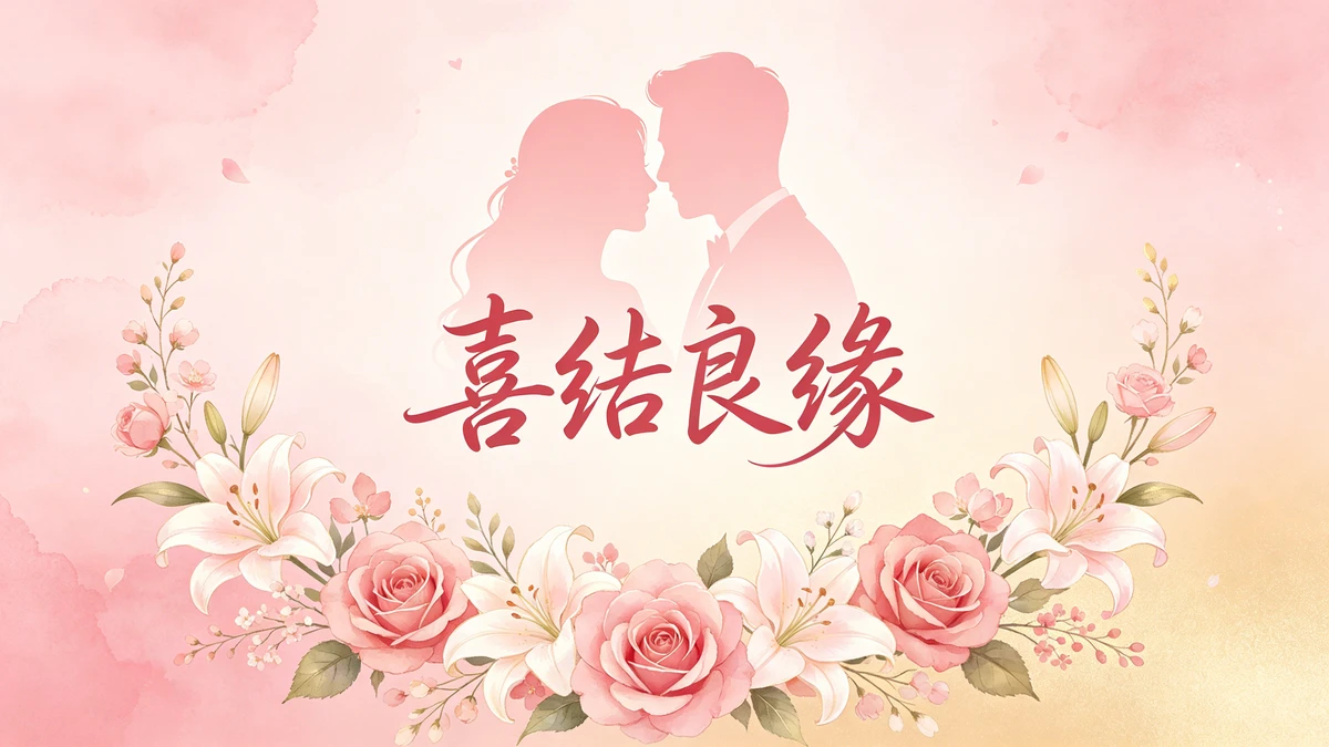 婚礼庆典邀请函设计示例1