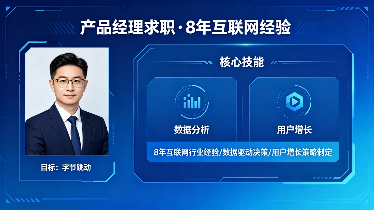 求职海报示例1