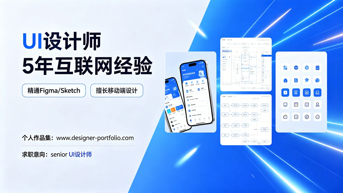 求职海报示例1